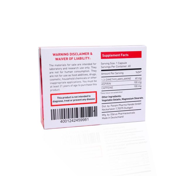DMAA+ 60 mg Elbrus Pharmaceuticals - Imagen 3