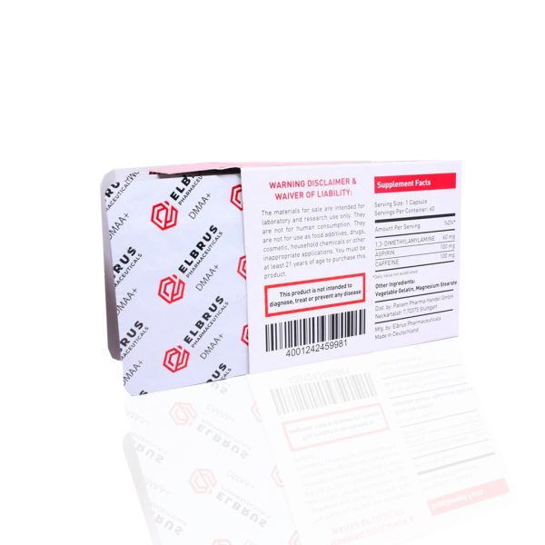 DMAA+ 60 mg Elbrus Pharmaceuticals - Imagen 4