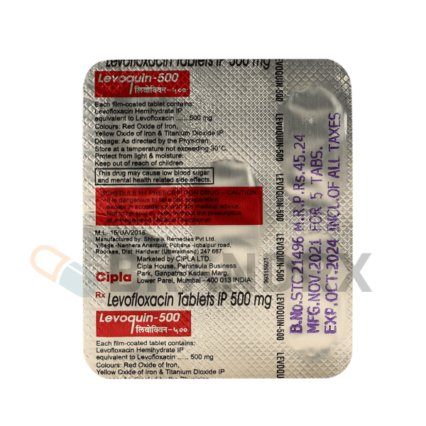 Levoquin 500 mg Cipla - Imagen 3
