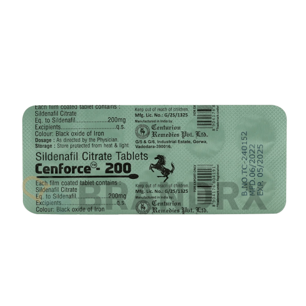 Cenforce 200 mg Centurion Laboratories - Imagen 3