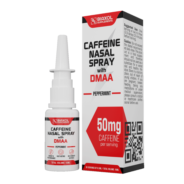 CAFFEINE NASAL SPRAY WITH DMAA IN BOTTLE Biaxol Supplements - Imagen 2