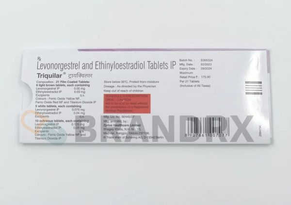 Triquilar 0.05/0.03 mg Schering - Imagen 4